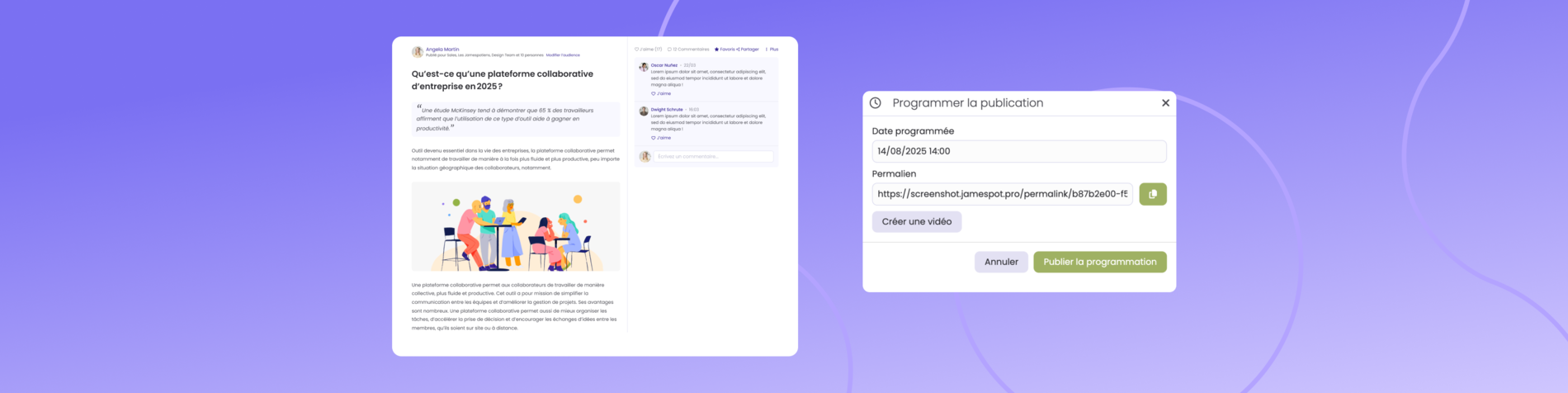 Jamespot - Article